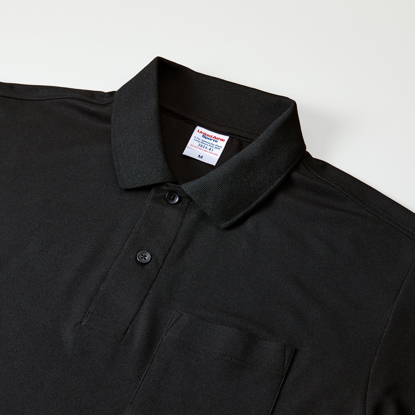 2024-4.1oz スペシャルドライカノコ ロングスリーブポロシャツ(ポケット付、ローブリード)