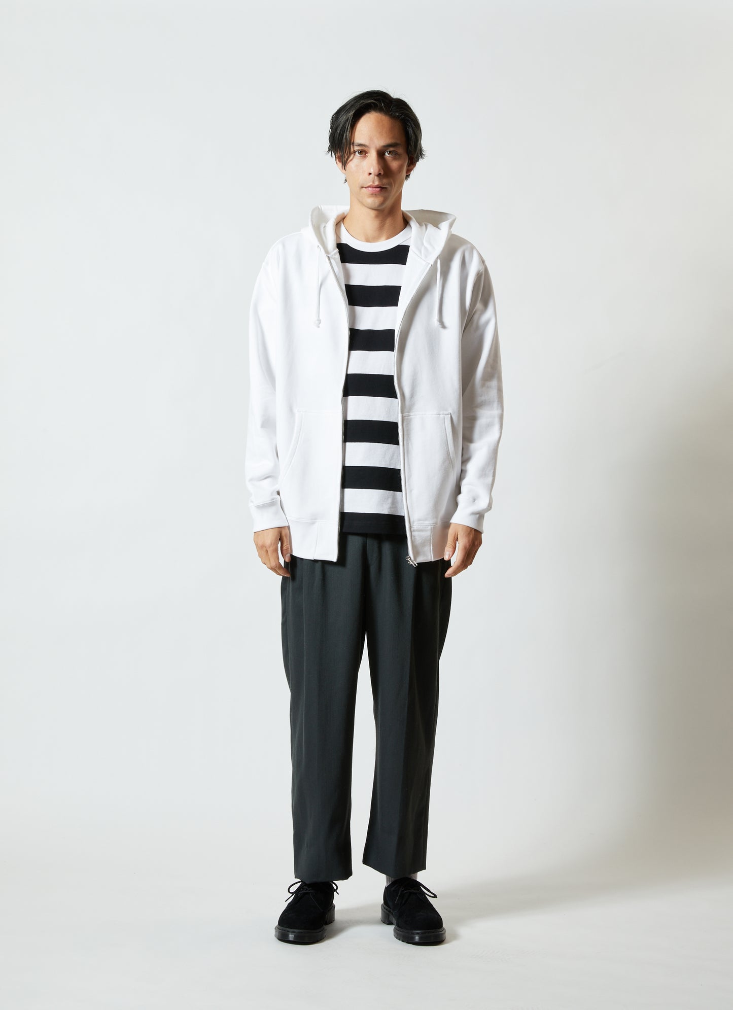 5213 10.0oz スウェットフルジップパーカ(裏パイル)