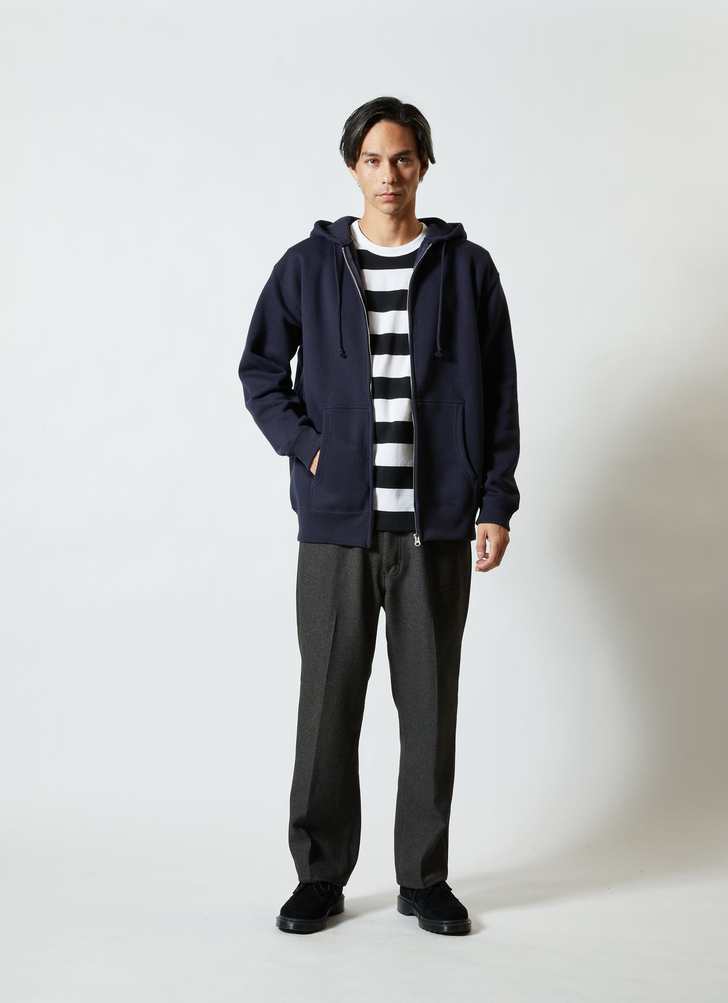 5620 10.0oz スウェット フルジップパーカ(裏起毛)