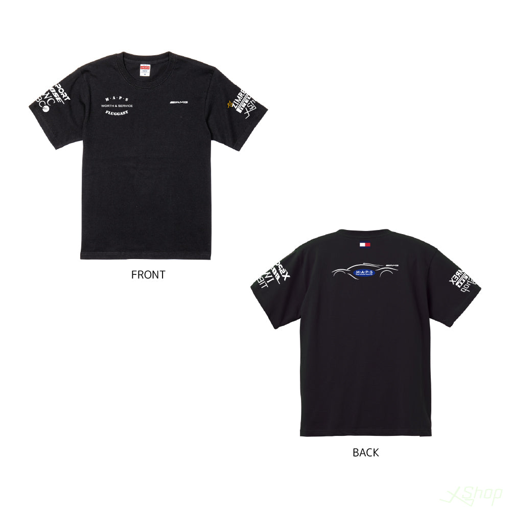 綿Tシャツ/ブラック