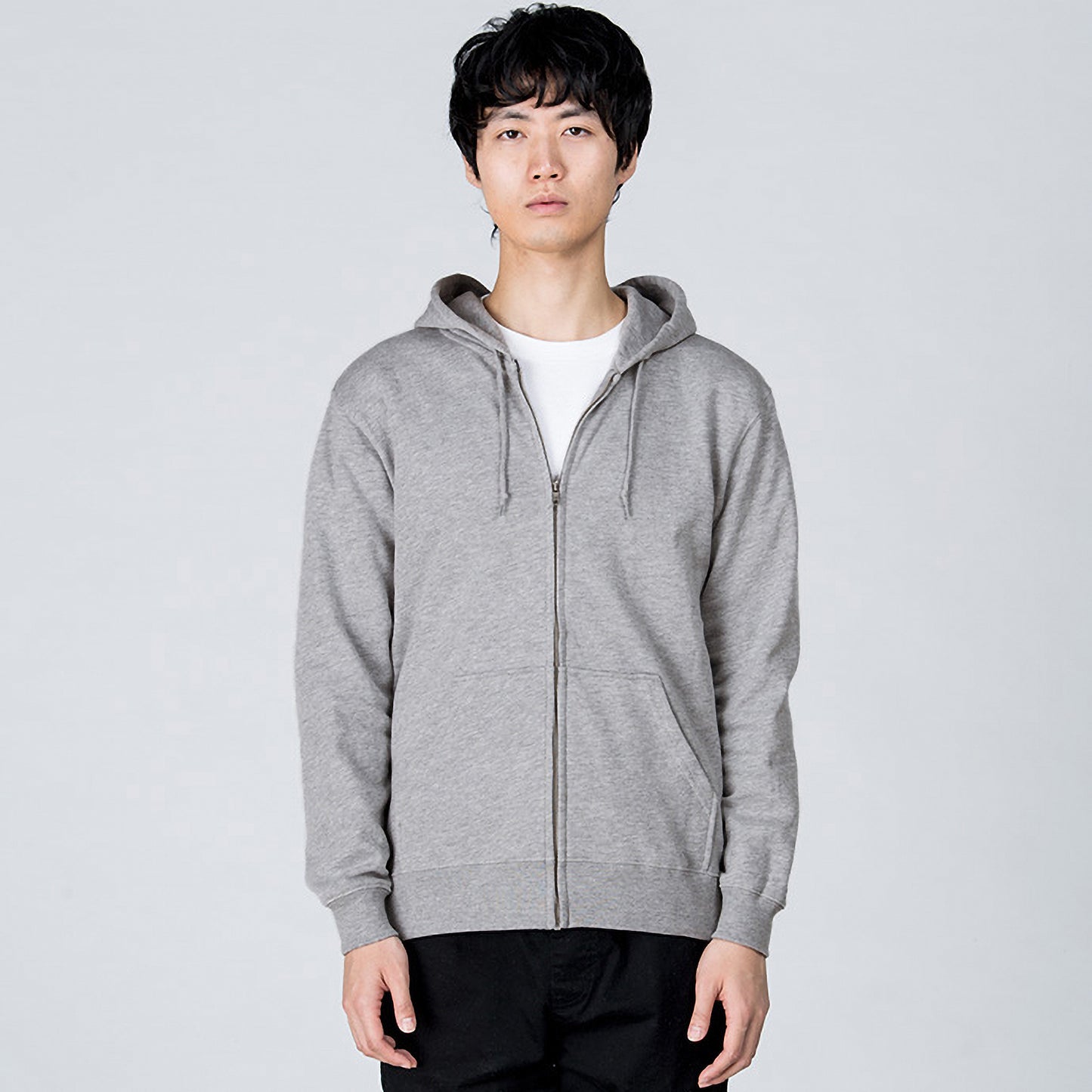 00217-MLZ 8.4oz ジップアップライトパーカー