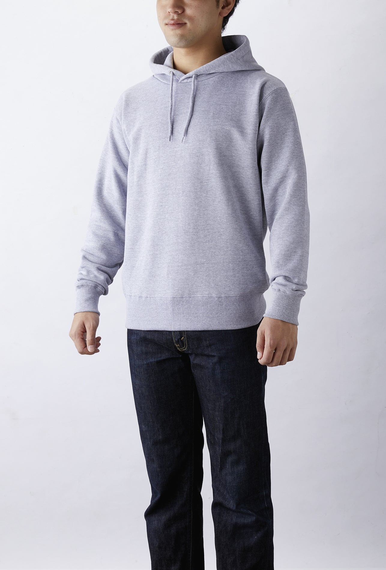 SP2252 10.0oz レギュラーウェイトスウェットP/Oポケットレスパーカ