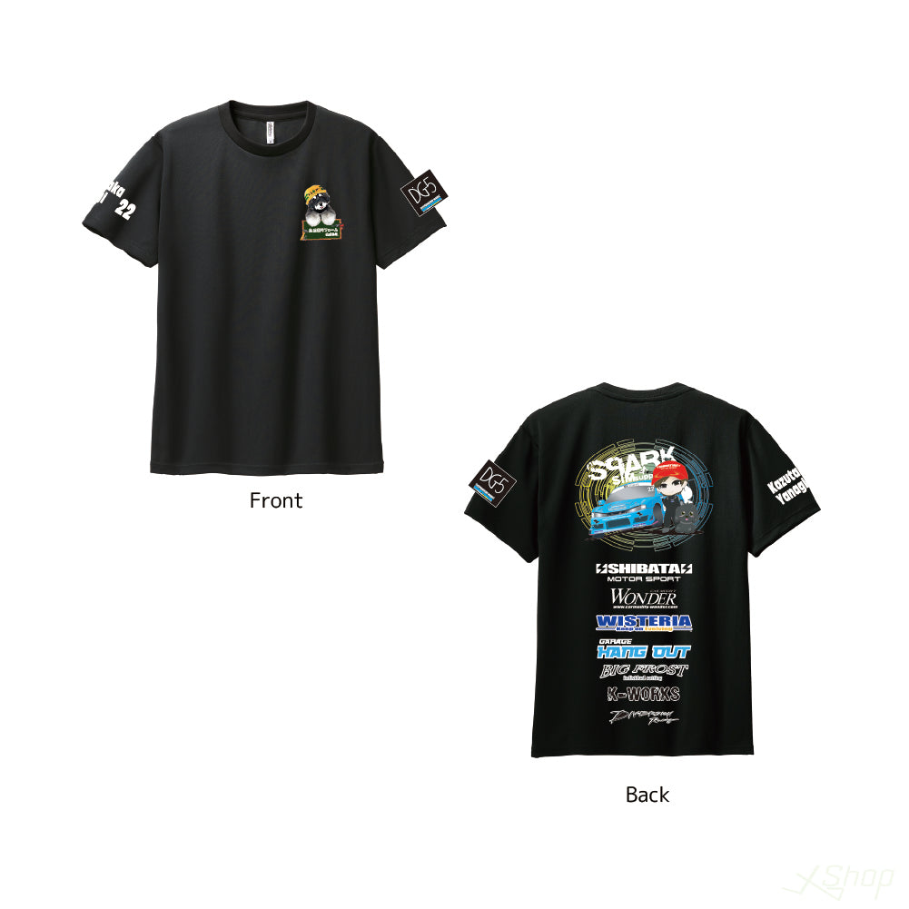 ドライTシャツ/ブラック