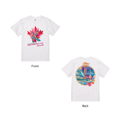 絆国際チームカナダ オリジナルコットンTシャツ