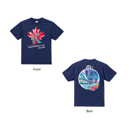 絆国際チームカナダ オリジナルドライTシャツ