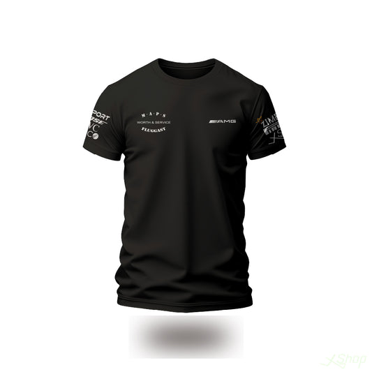 綿Tシャツ/ブラック