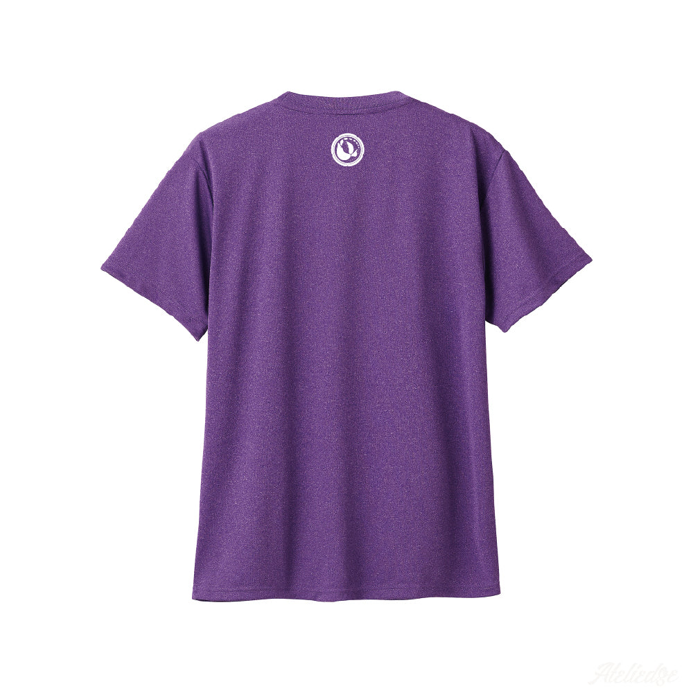 濃いパーポゥTシャツ/ミックスパープル