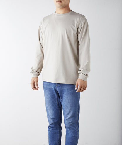 OGL914-5.3oz　オーガニックコットンロングスリーブTシャツ（リブ有）
